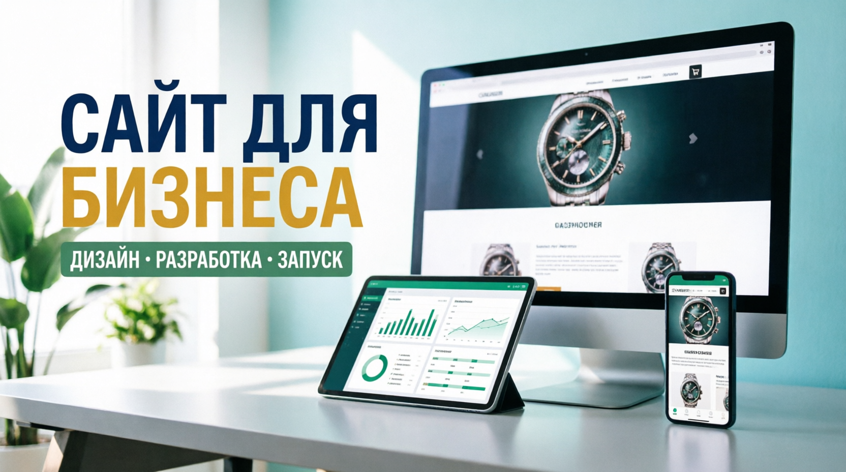 Адаптивный лендинг или многостраничный сайт под ключ